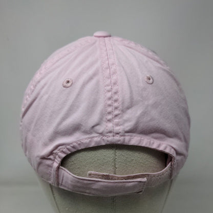 USTA National Campus Strapback Hat Pink One Size Adjustable American Needle