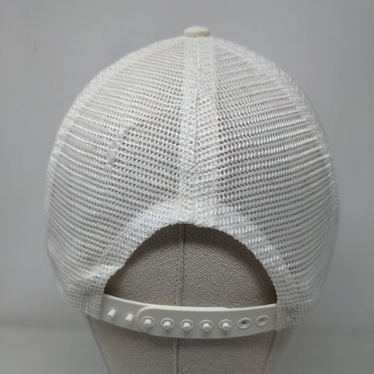 EDS Snapback Mesh Back Rope Trucker Hat Tan One Size Embroidered