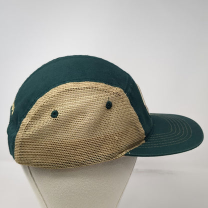 Cal Poly Mustangs NCAA Zephyr 5 Panel Green Beige One Size Mesh Snapback Hat