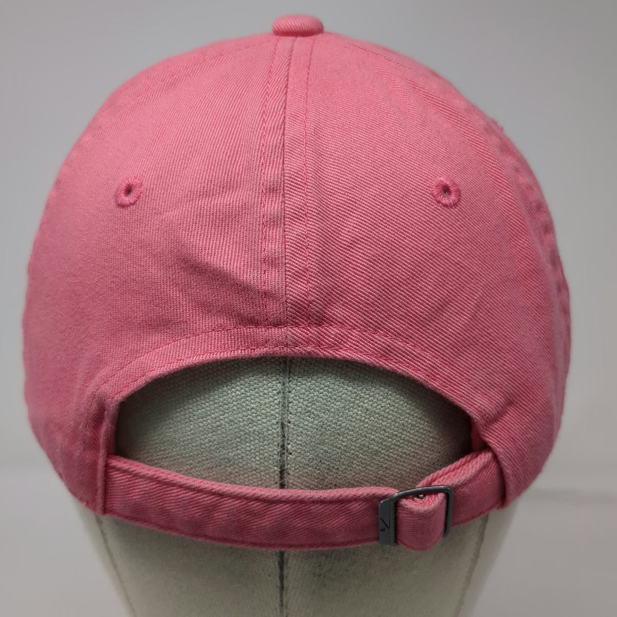 Nike Baseball Cap Pink One Size Adjustable Heritage 86 Cotton Hat Swoosh Logo