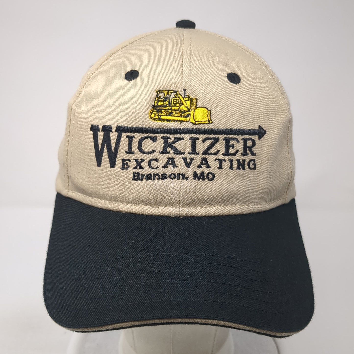 Wickizer Excavating Branson MO Baseball Cap Brown One Size Adjustable Otto