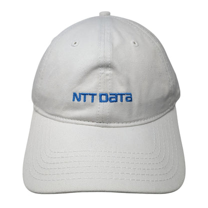 NTT Data Slideback Baseball Cap White OS Adjustable Embroidered 9Twenty New Era