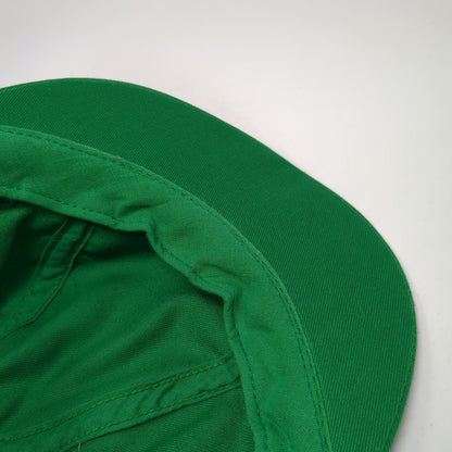 Girl Scouts Girls Snapback Green Hat USA Made Cotton Trefoil Logo Structured