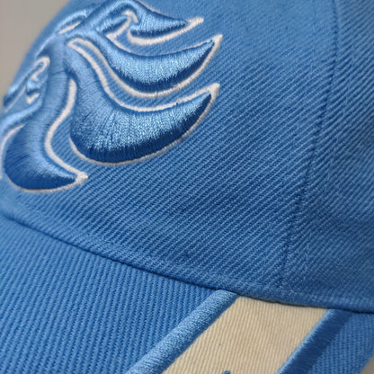 Leones Snapback Mesh Back Hat Blue Embroidered Logo Adjustable