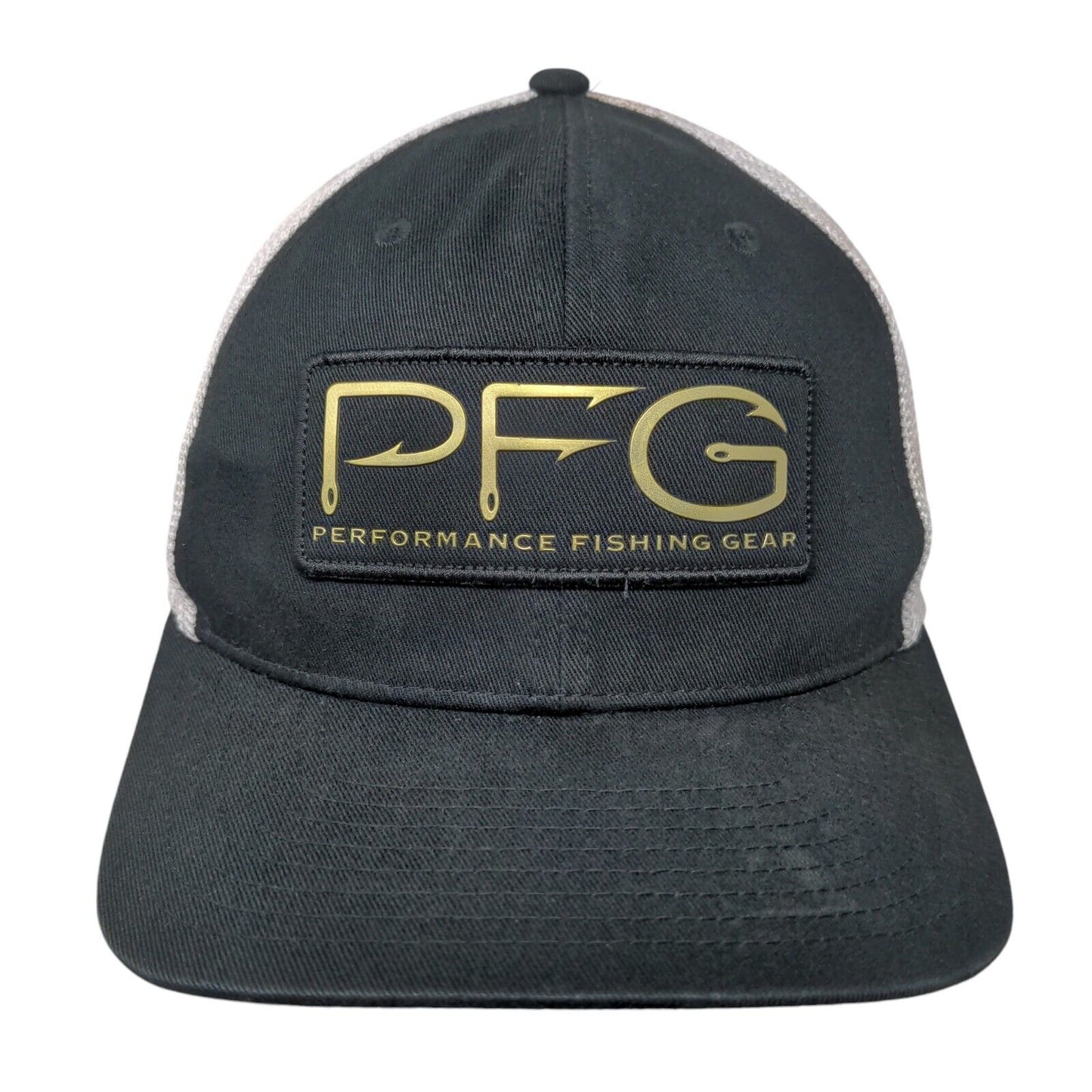 PFG Performance Fishing Gear Fitted Trucker Hat Black S/M Mesh Back