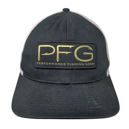 PFG Performance Fishing Gear Fitted Trucker Hat Black S/M Mesh Back