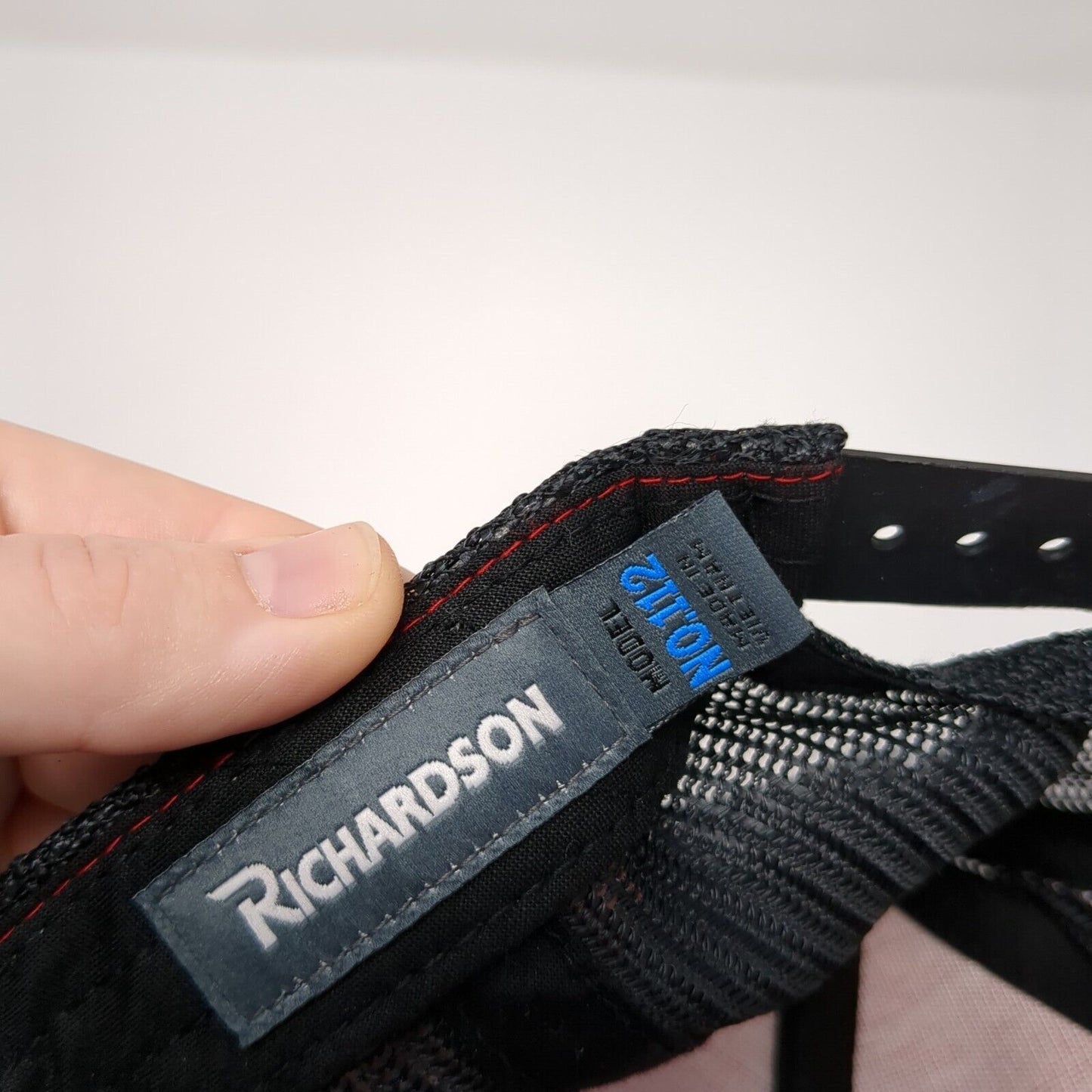 Richardson 112 Snapback Mesh Back Trucker Hat Red OSFA Colorblock