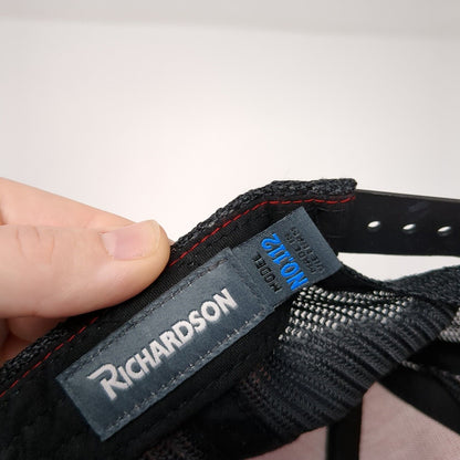 Richardson 112 Snapback Mesh Back Trucker Hat Red OSFA Colorblock