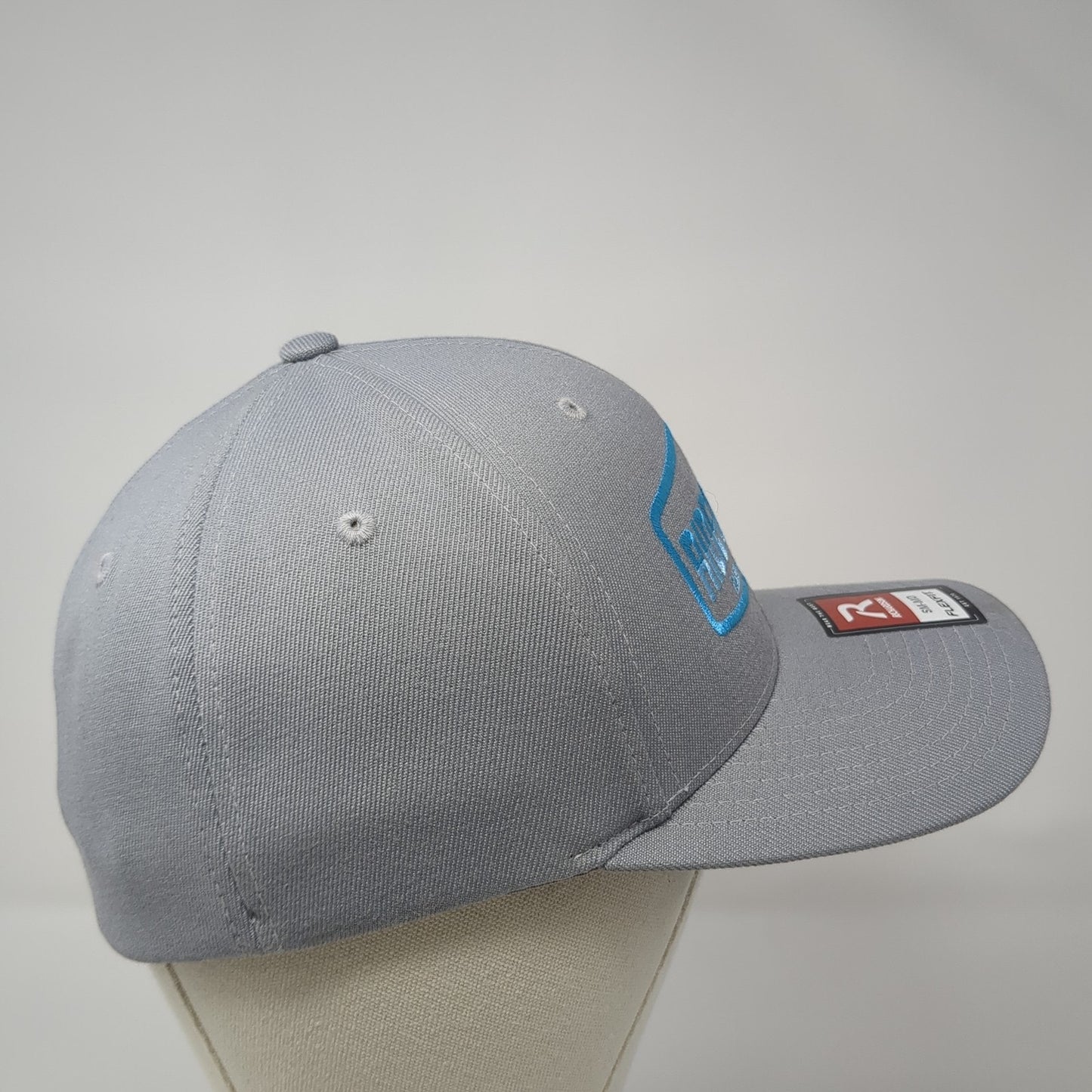 Ride On Dads Riding For The Cure Baseball Cap Gray Medium Flexfit Richardson