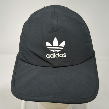 Adidas Baseball Cap Black White One Size Trefoil Logo Three Stripes Sport Hat