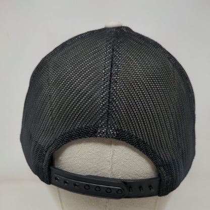 Quiksilver Snapback Mesh Back Trucker Hat Gray OSFM Colorblock Yupoong