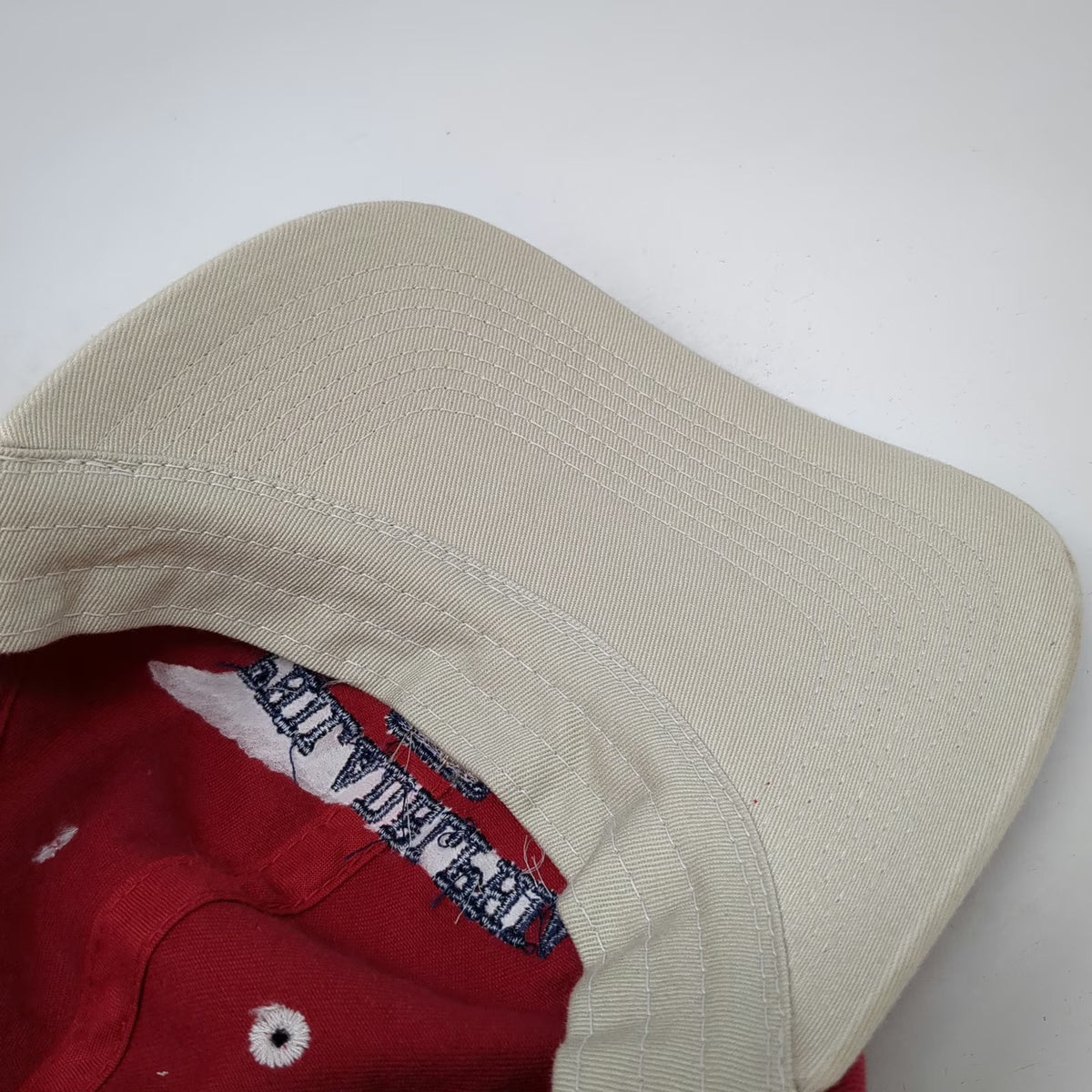 Perrin Baseball Cap Red One Size Philadelphia 1776 Embroidery Slideback Hat