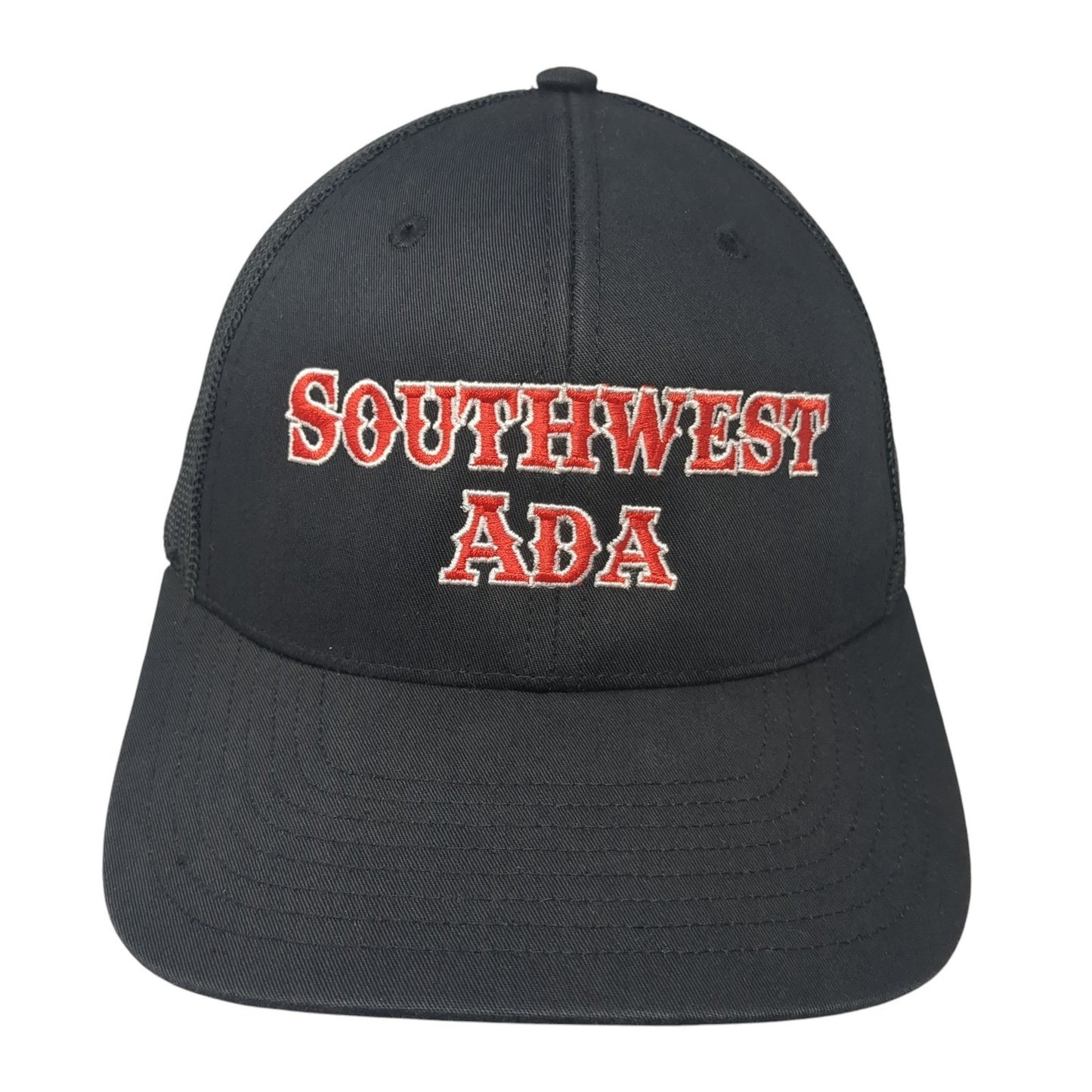 Southwest ADA Snapback Trucker Hat Black Small Embroidered Richardson