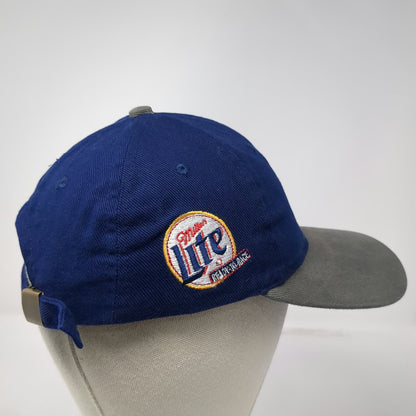 Seba Rusty Wallace 2 Miller Lite Racing Blue Gray Baseball Cap One Size Hat