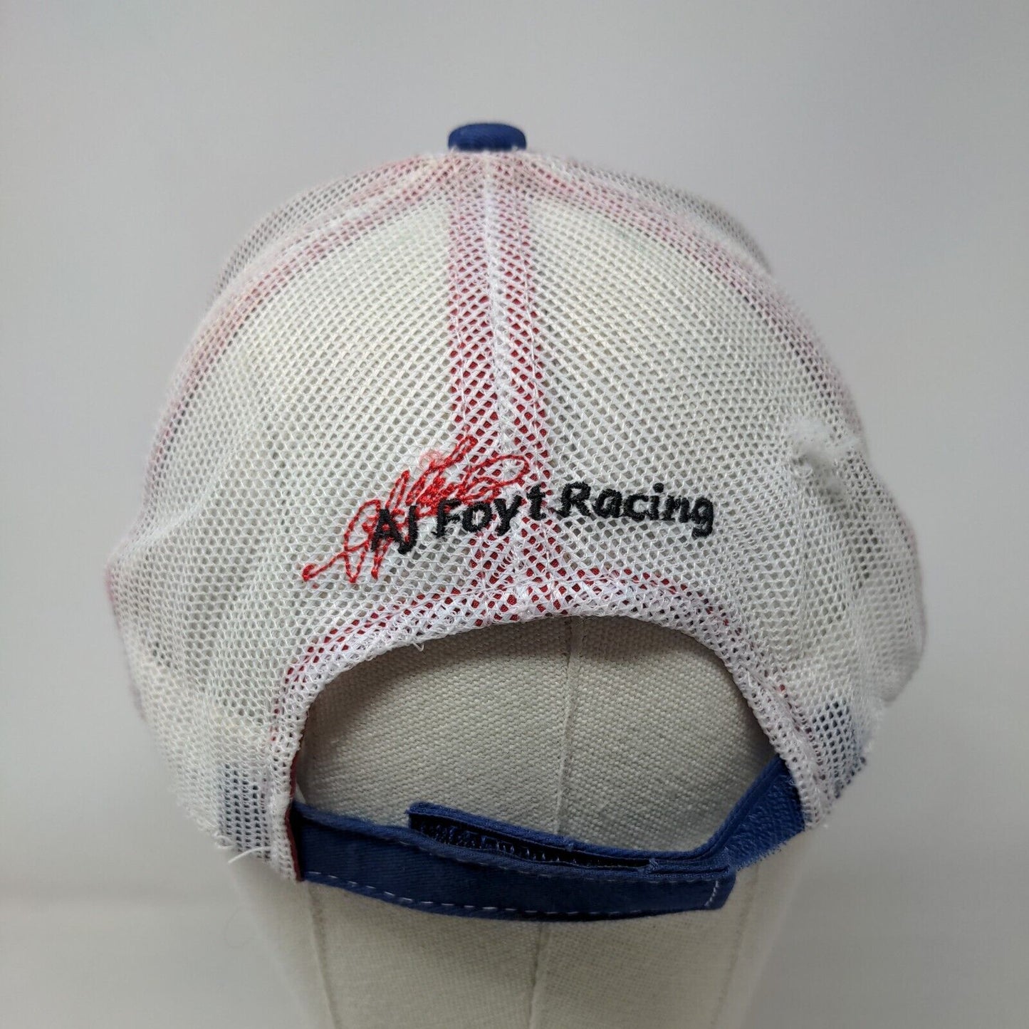 ABC Supply Co. Inc Racing AJ Foyt Strapback Trucker Hat Multicolor OS Mesh Back