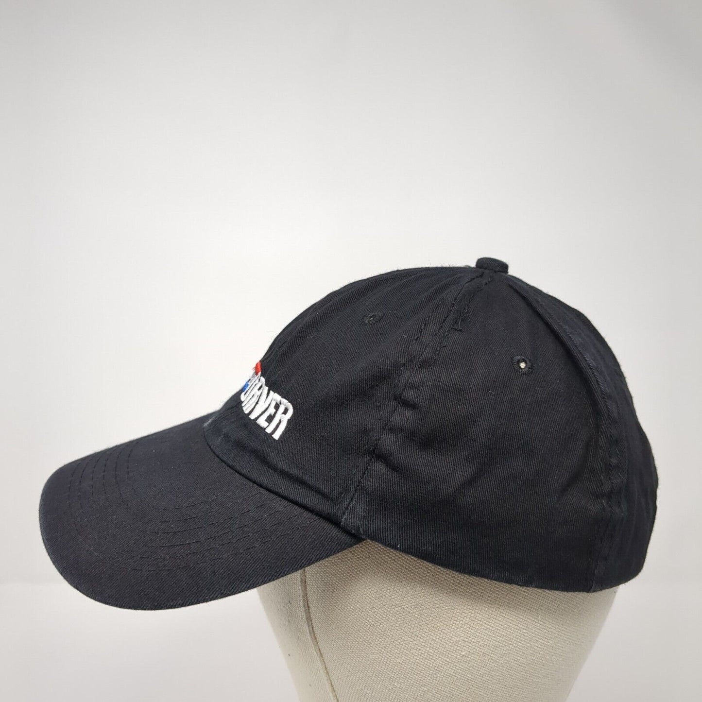 Car And Driver Strapback Hat Black One Size Adjustable Embroidered