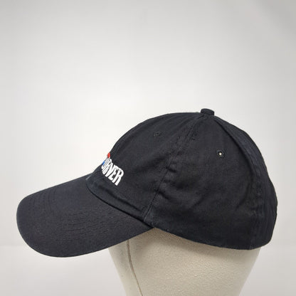Car And Driver Strapback Hat Black One Size Adjustable Embroidered