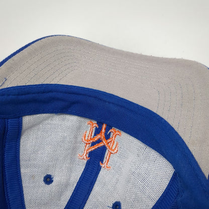 New York Mets MLB Twins Snapback Hat Blue OSFM Embroidered Logo Gray Underbrim