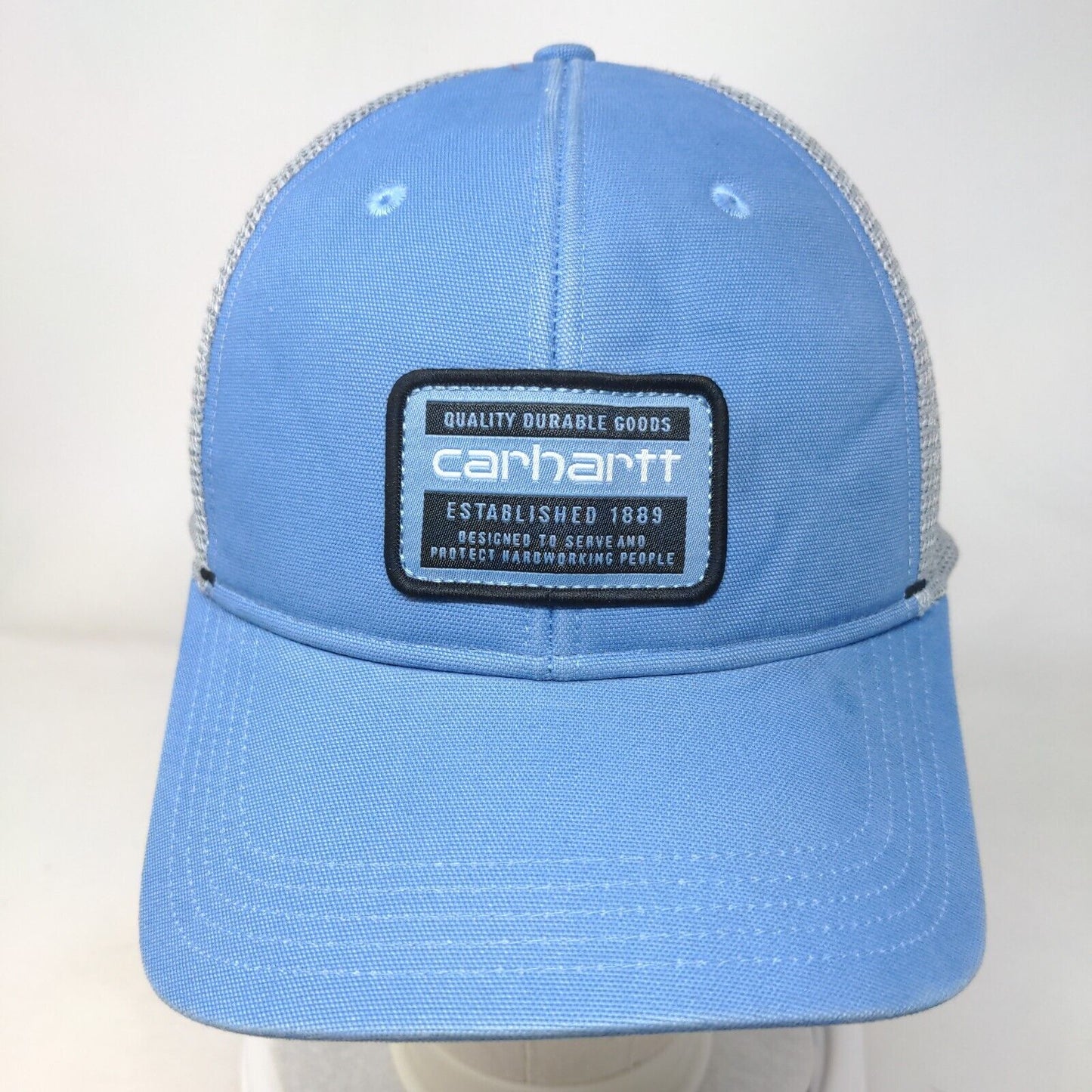 Carhartt Patch Snapback Mesh Back Trucker Hat Blue OSFA Colorblock