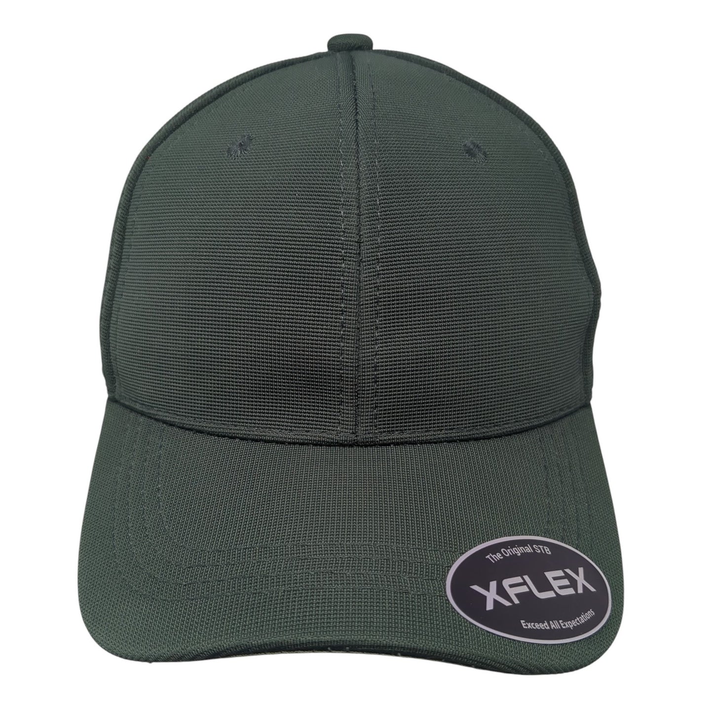 Original STB Fitted Hat Green Large Xflex Stretch Solid 6 Panel Blank