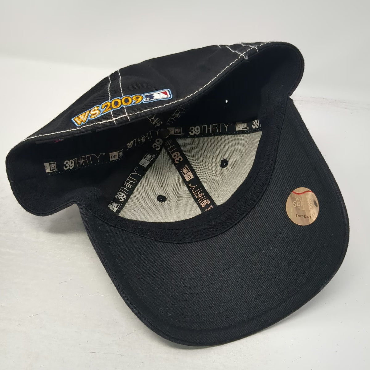 Philadelphia Phillies MLB New Era Baseball Cap Black OSFM 2009 League Champions
