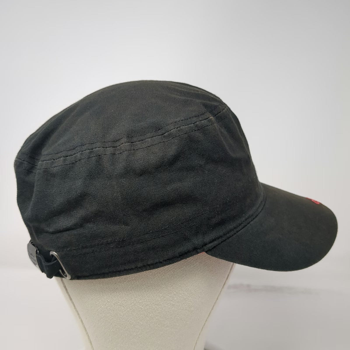 Harley-Davidson Army Cap Black One Size Side Chain Pink Embroidery Slideback Hat