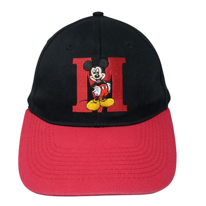 Letter M Mickey Mouse Snapback Hat Multicolor OSFA Embroidered Disney