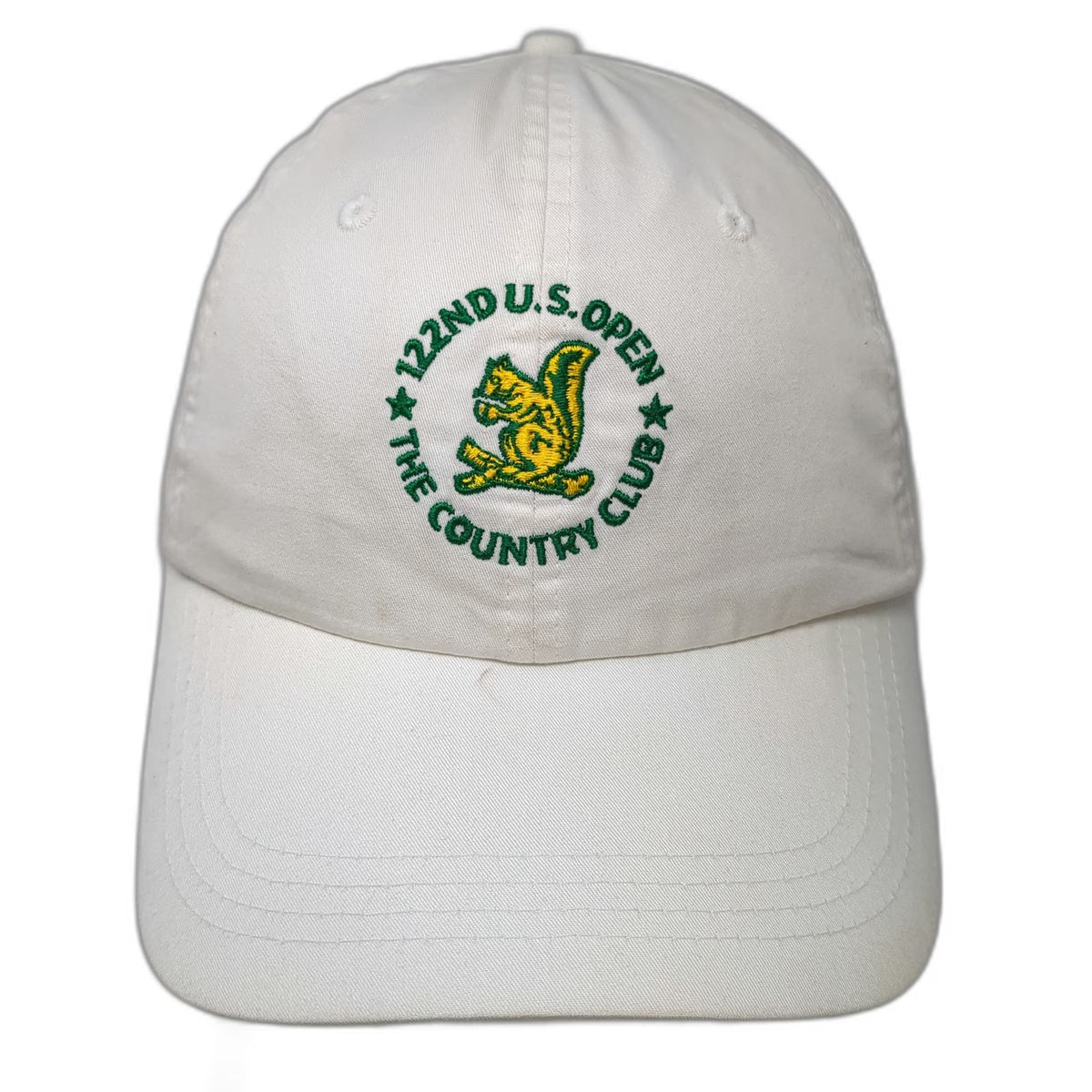 Ahead Baseball Cap White One Size 122nd U.S. Open The Country Club Squirrel Hat