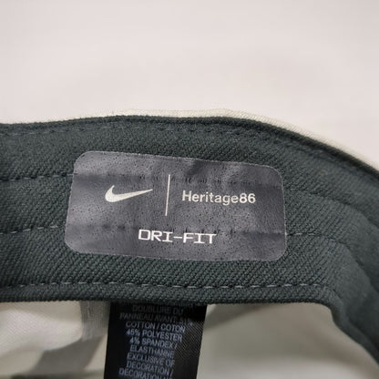 Nike Baseball Cap Beige One Size Heritage86 Dri-FIT Leather Slideback Swoosh Hat