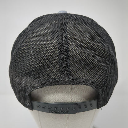 Superior Construction Snapback Trucker Hat Gray OS Adjustable Mesh Richardson