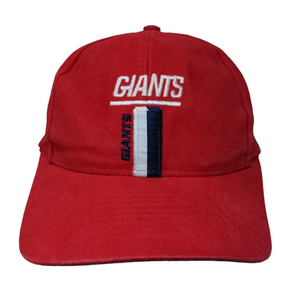 Logo 7 Men's Snapback Hat Red Size OSFA Embroidered NFL New York Giants Logo