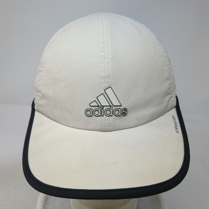 Adidas Baseball Cap Beige One Size AEROREADY Logo Breathable Slideback Hat Mesh