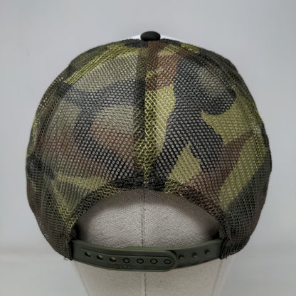 Vikings Class Of 2024 Snapback Rope Trucker Hat Camo OSFM Mesh Back Otto