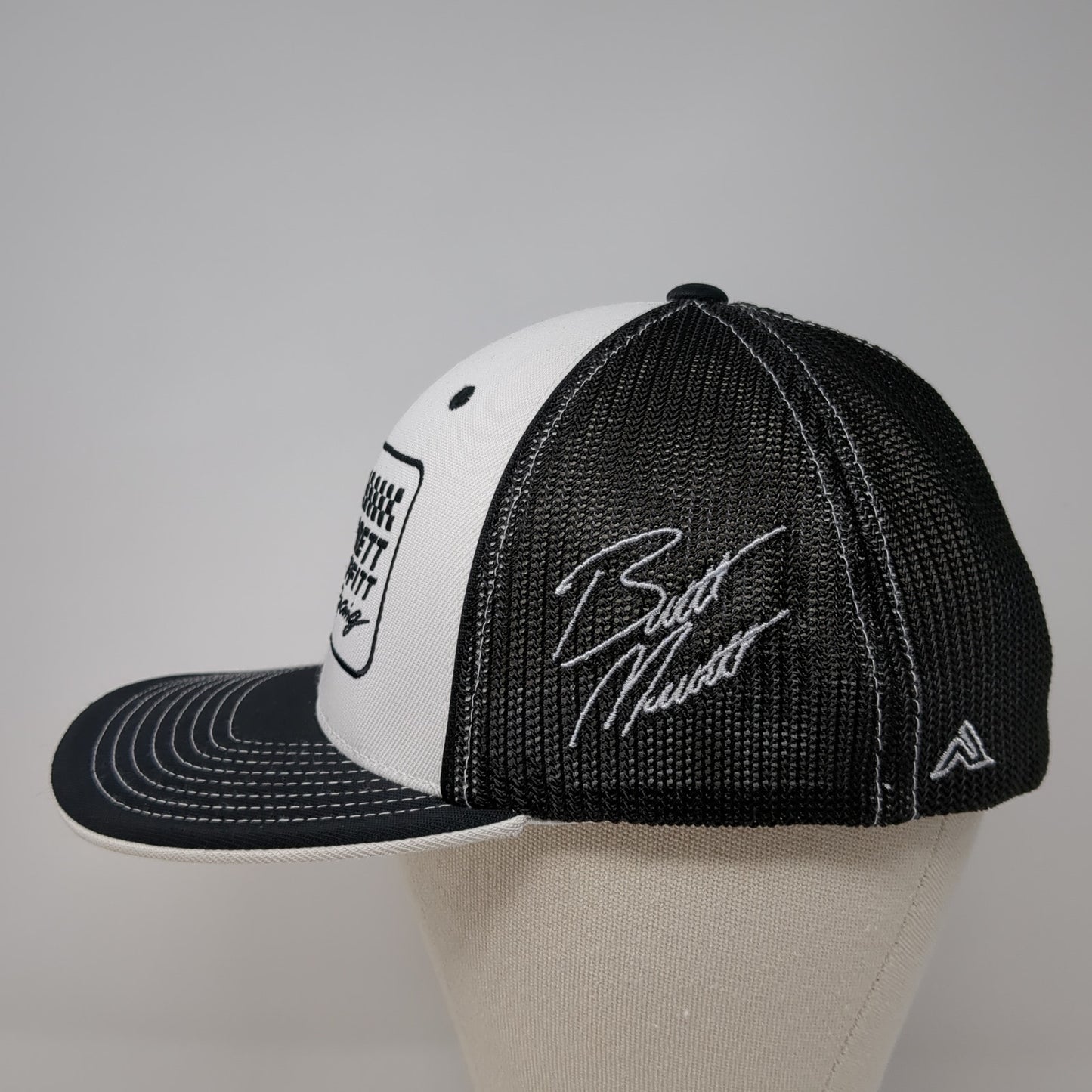 Brett Moffitt Racing Fitted Baseball Cap Black 8 Mesh Back Pacific Headwear