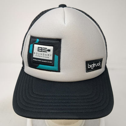 bigtruck Black Trucker Hat One Size Boundary Expeditions Salmon River Mesh
