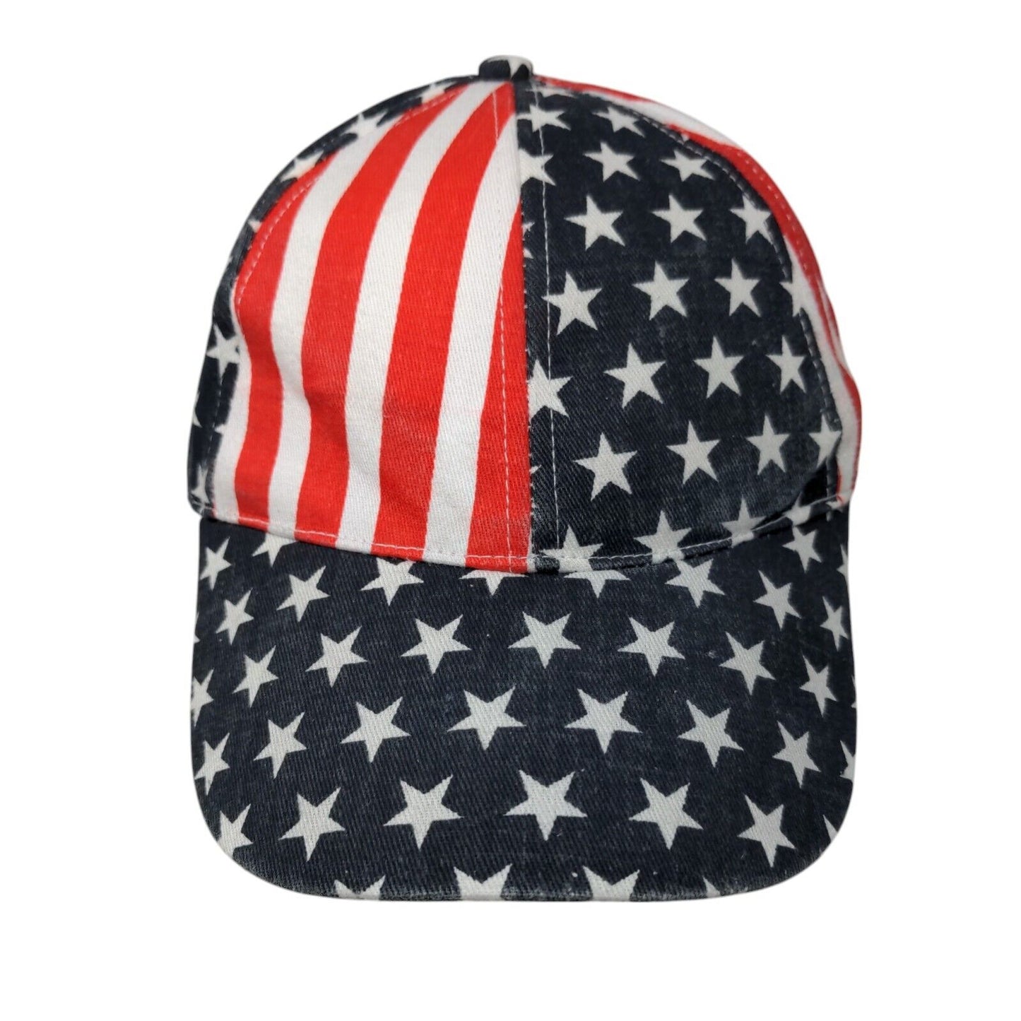 American Flag Snapback Hat Multicolor Adjustable Stars Striped 6 Panel