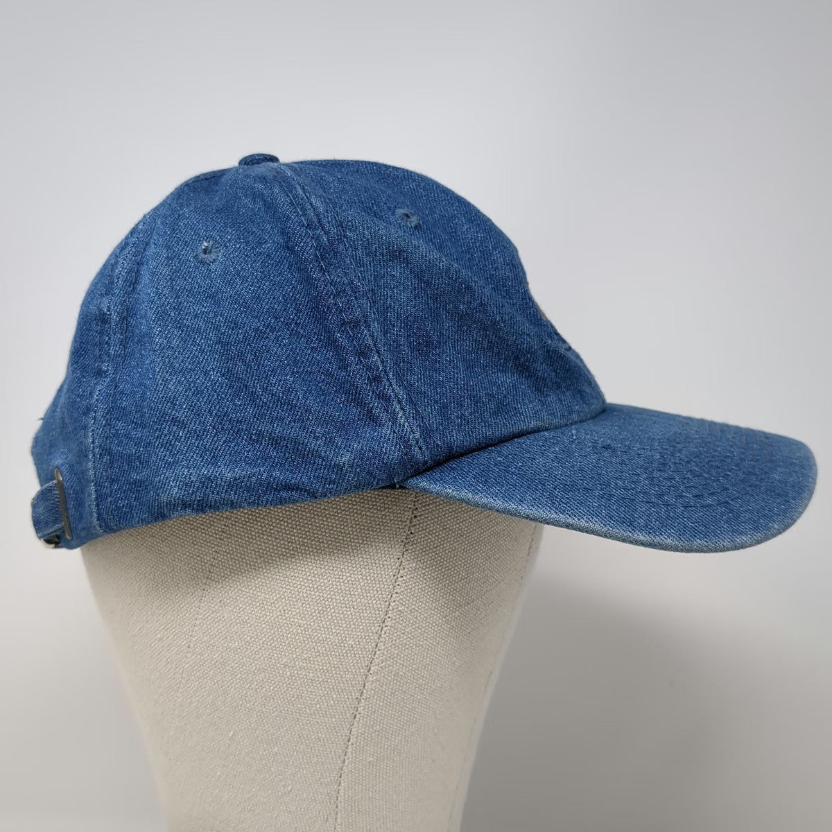 Toppers Acme Albertson's Blue Denim Baseball Cap One Size Slideback Hat Grocery