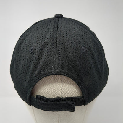 WV Adult Strapback Hat Black One Size Adjustable Embroidered Augusta Sportswear