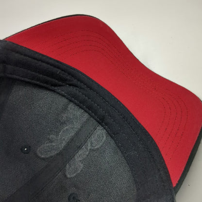 BKYS Baseball Cap Hat Black One Size Lucky Charm Rabbit Red Underbrim Graphic