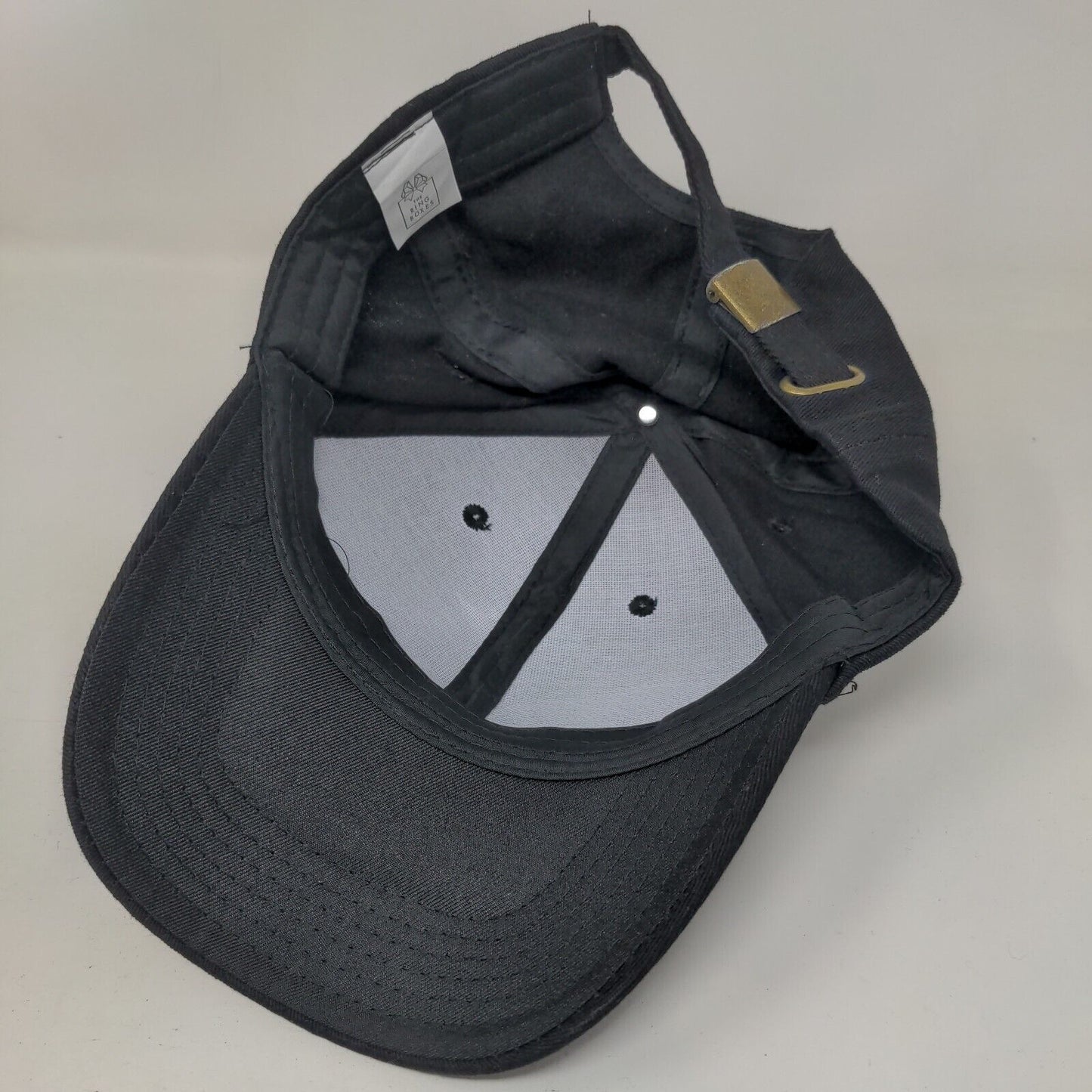 Mrs. Slideback Hat Black One Size Adjustable Embroidered 6 Panel