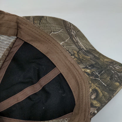 Del Zotto Steel & Concrete Strapback Hat Camo OSFA Embroidered 6 Panel
