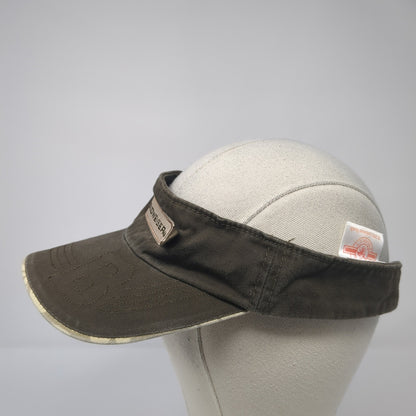 Budweiser Sun Visor Hat Brown One Size Adjustable Strap Lightweight Embroidered