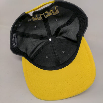 Harry Potter Hufflepuff Snapback Hat Multi OSFM Embroidered Colorblock