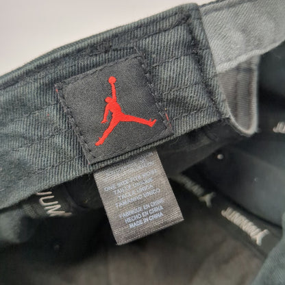 Jordan Brand Baseball Cap Black One Size Jumpman Logo Slideback Cotton Twill Hat
