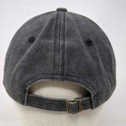 DoorDash Baseball Cap Gray OSFM Embroidered Logo Adjustable Strapback Cotton Hat