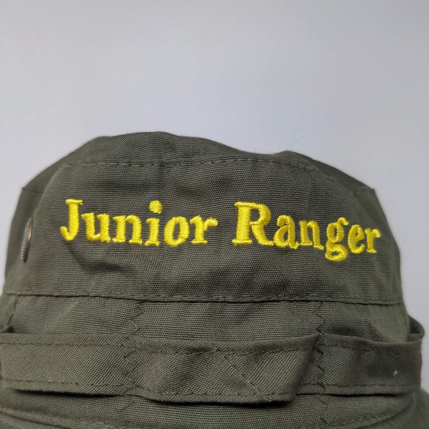 Wild Wild West Boy's Safari Bucket Hat Cotton Blend Green Size M