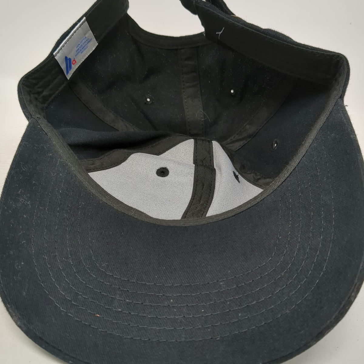 H&M Baseball Cap Black One Size Jeweled Flower Rhinestone Beaded Slideback Hat