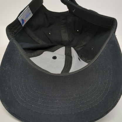 H&M Baseball Cap Black One Size Jeweled Flower Rhinestone Beaded Slideback Hat