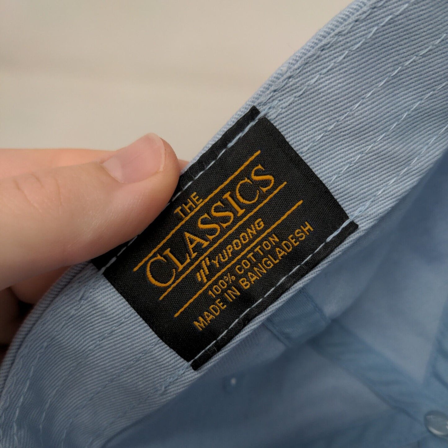We're Training Slideback Hat Blue One Size Embroidered The Classics Yupoong