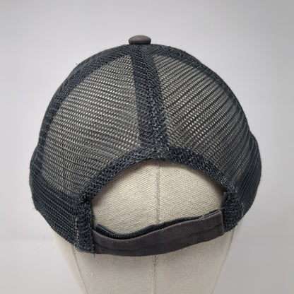 Cohorts Strapback Mesh Back Trucker Hat Gray One Size Port Authority